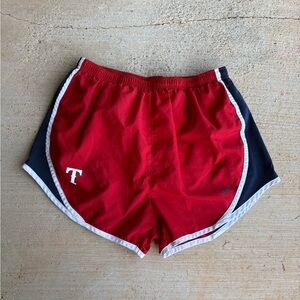 Nike Texas Rangers Red Athletic Shorts for Active Performance